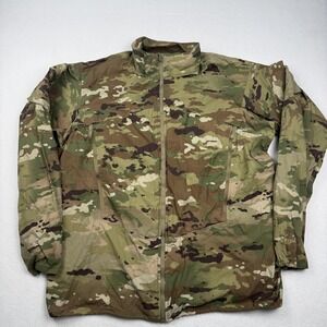 US Army Jacket Mens XLT Green Camo Cold Weather Windbreaker GEN III OCP Nylon